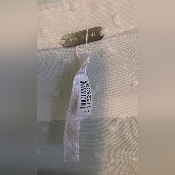 Free People Everyday Girl Dotted Swiss Blouse (Size L) - Picture 4 of 5